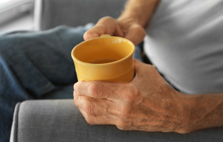 Drinking Hot Drink Elderly